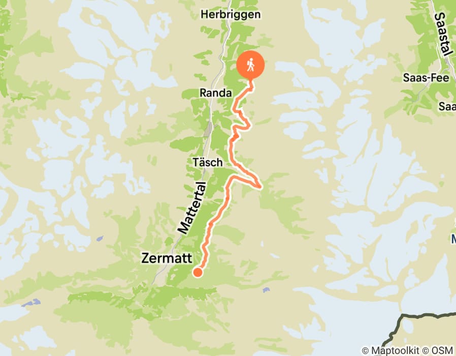 Karte der Tour