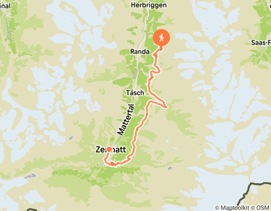 Karte der Tour
