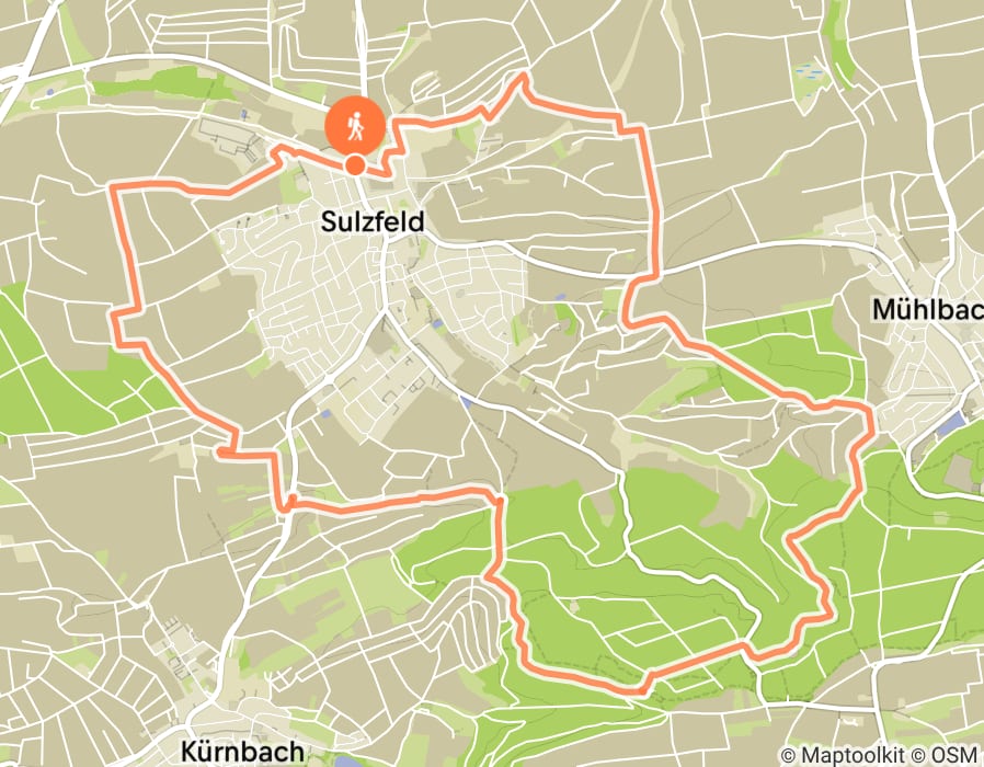 Karte der Tour