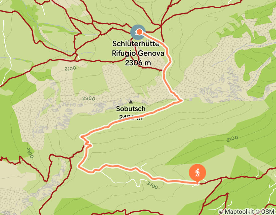 Karte der Tour