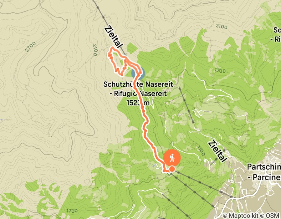 Karte der Tour
