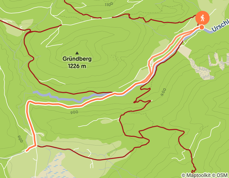 Karte der Tour
