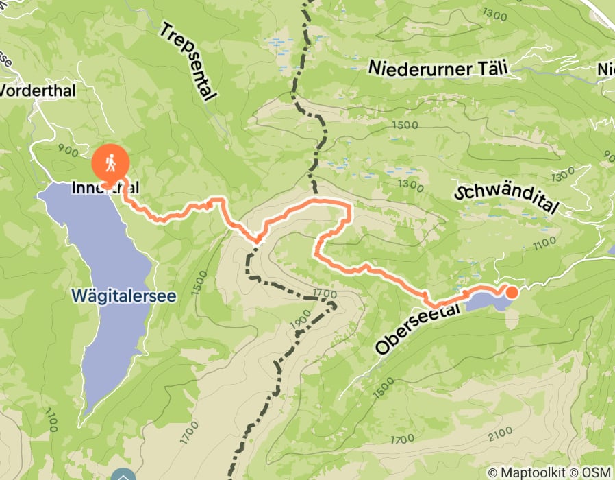 Karte der Tour