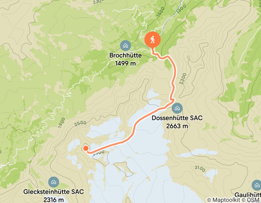 Karte der Tour