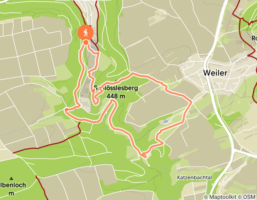 Karte der Tour