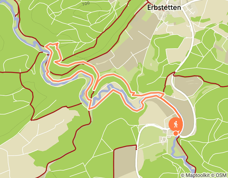 Karte der Tour
