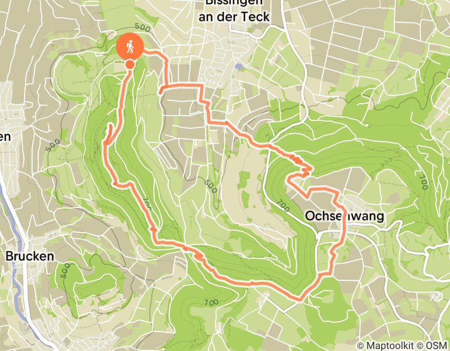 Karte der Tour