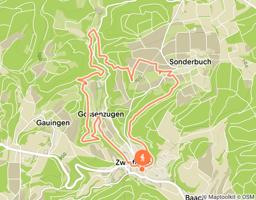 Karte der Tour