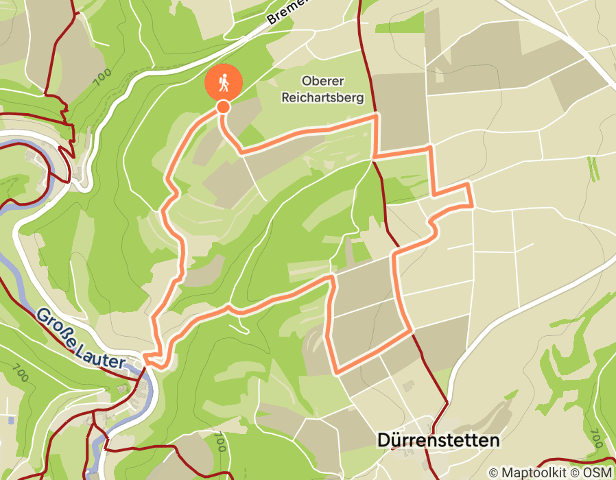Karte der Tour