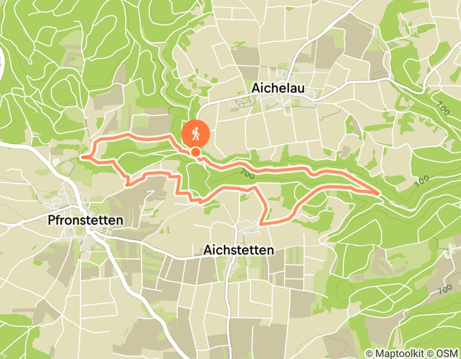 Karte der Tour