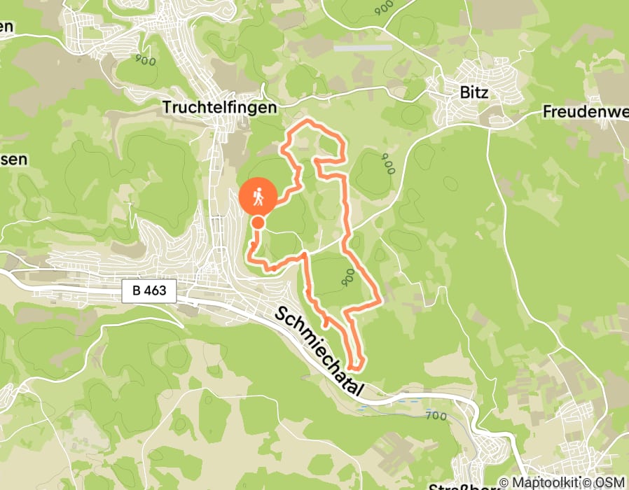 Karte der Tour