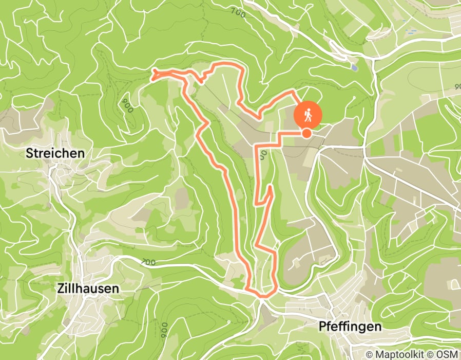Karte der Tour