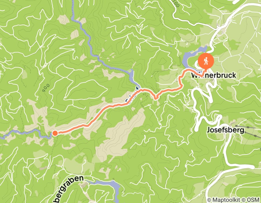 Karte der Tour