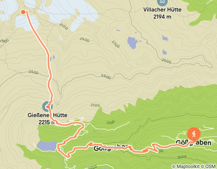 Karte der Tour