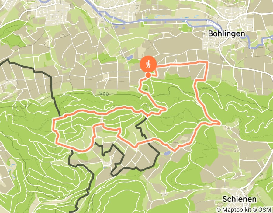 Karte der Tour
