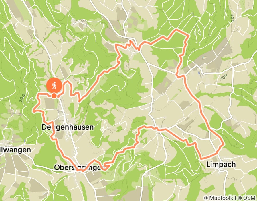Karte der Tour