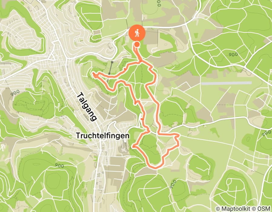 Karte der Tour
