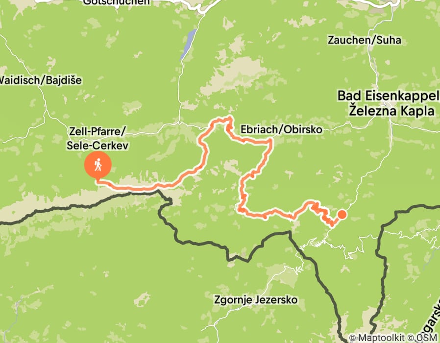 Karte der Tour