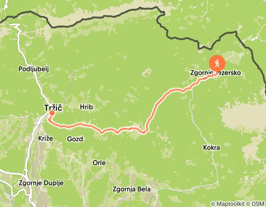 Karte der Tour