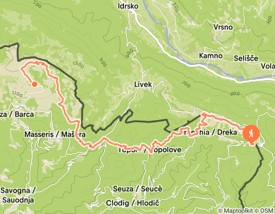 Karte der Tour