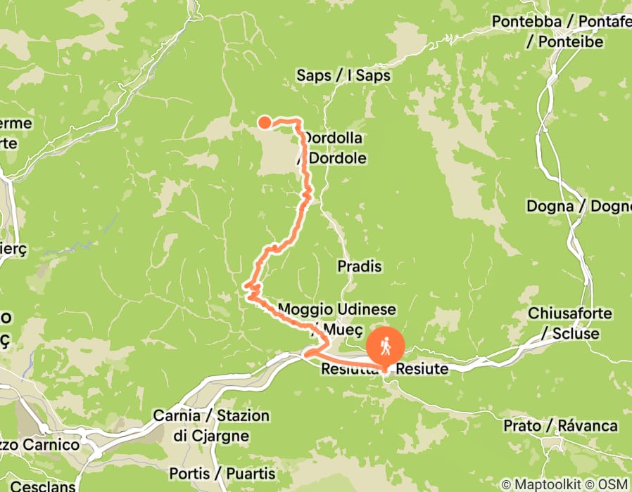 Karte der Tour