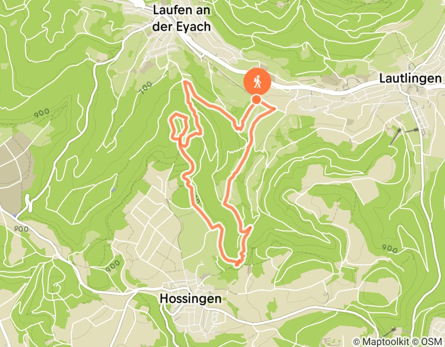 Karte der Tour