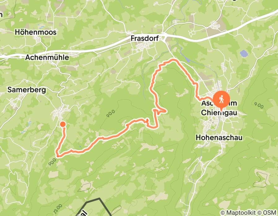 Karte der Tour