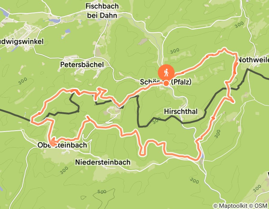 Karte der Tour