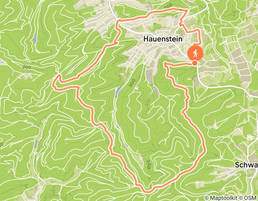 Karte der Tour