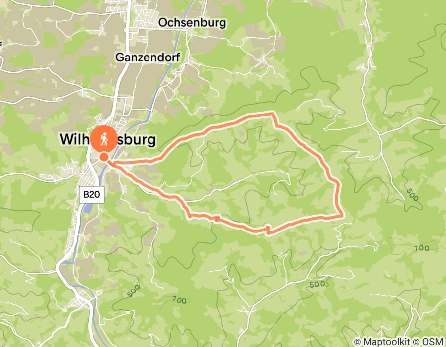 Karte der Tour
