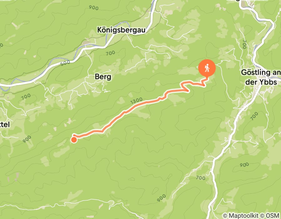 Karte der Tour