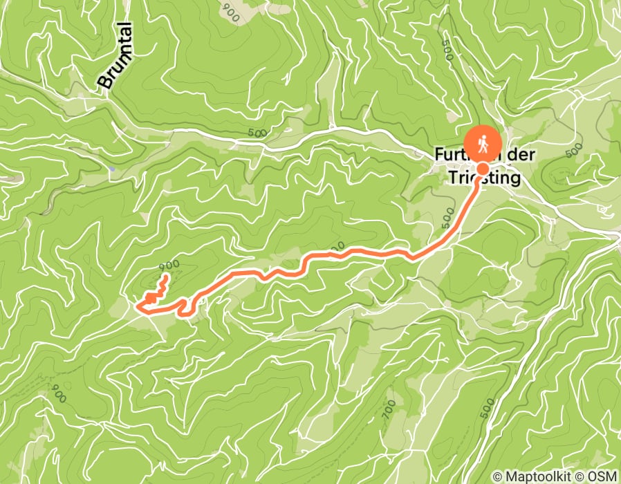 Karte der Tour