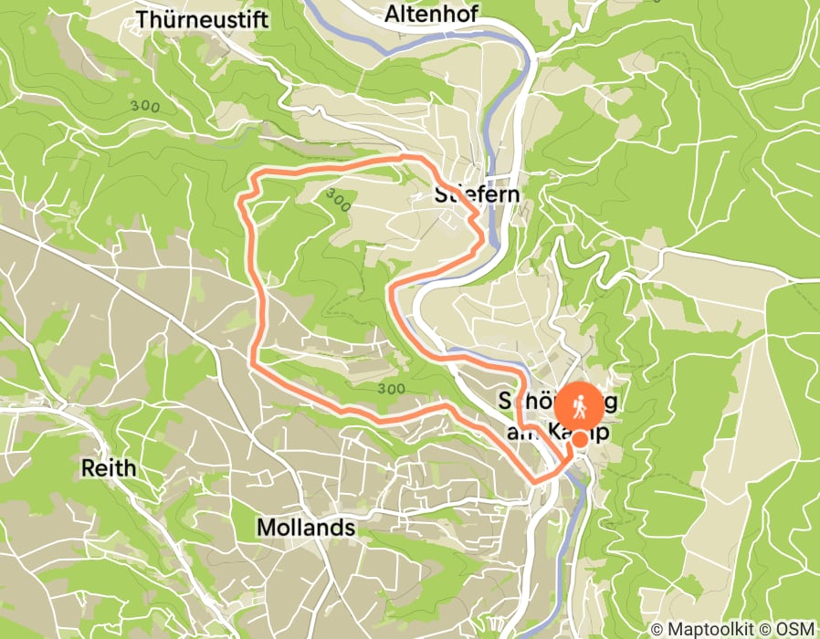Karte der Tour