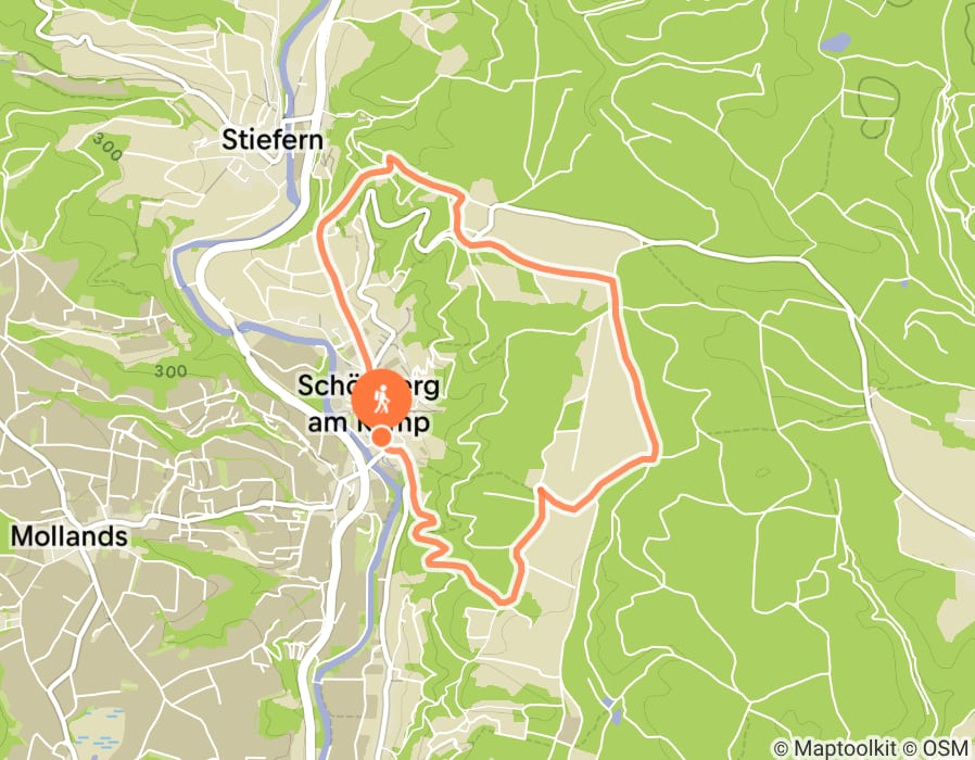 Karte der Tour