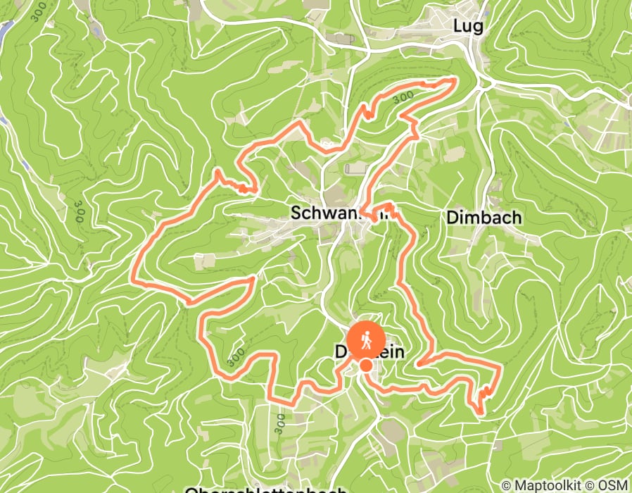 Karte der Tour