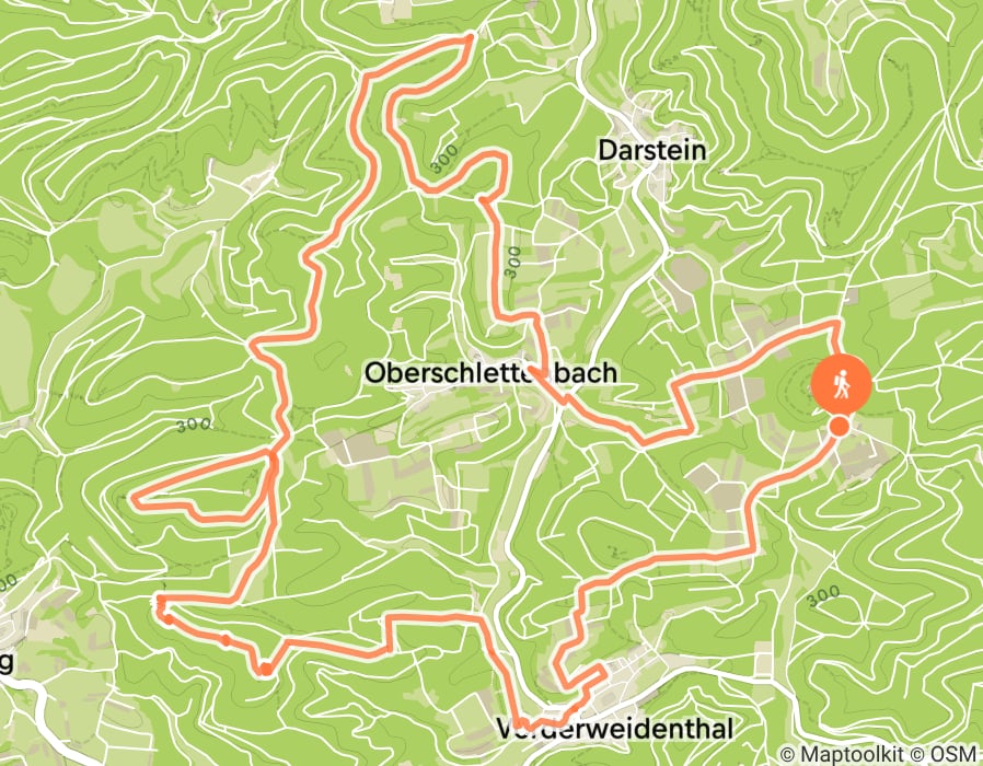 Karte der Tour