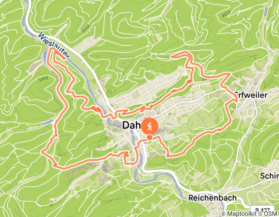 Karte der Tour