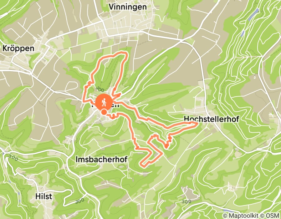Karte der Tour
