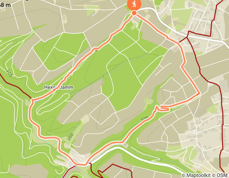 Karte der Tour