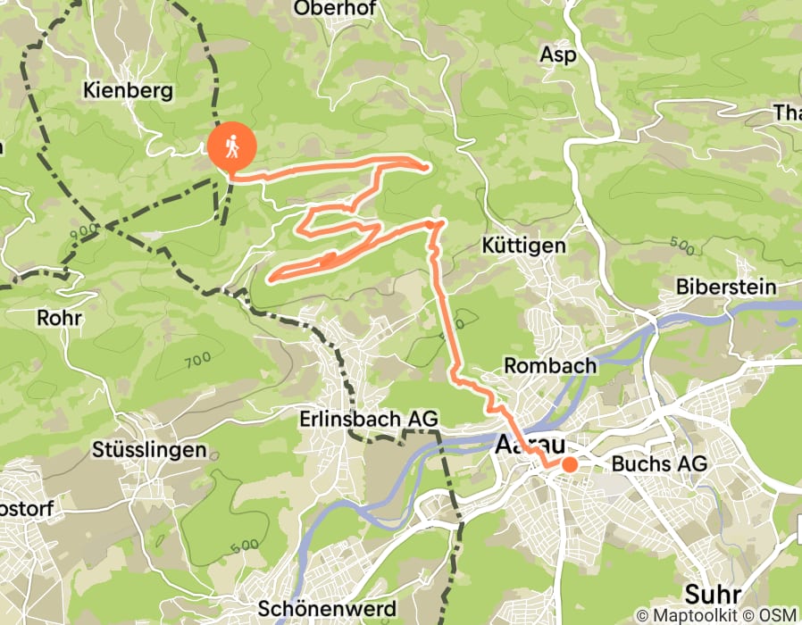 Karte der Tour