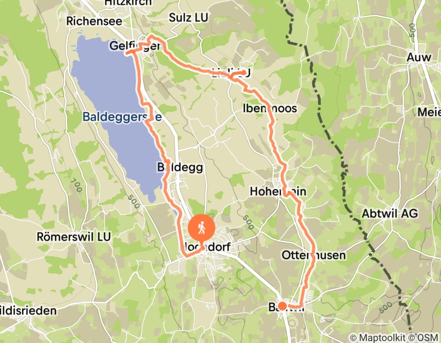 Karte der Tour
