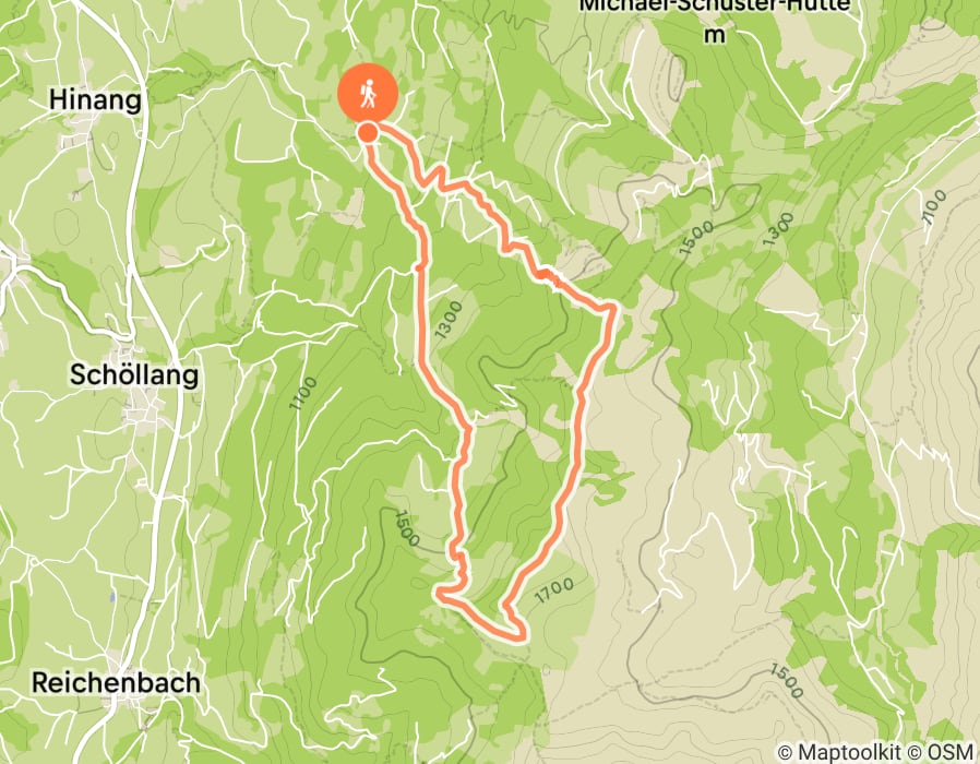 Karte der Tour