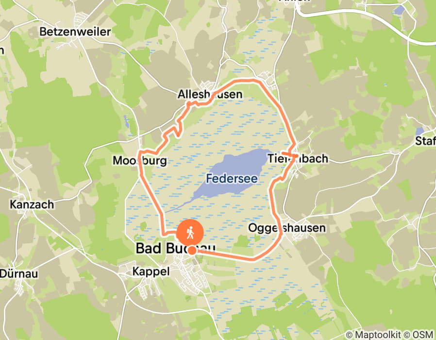 Karte der Tour