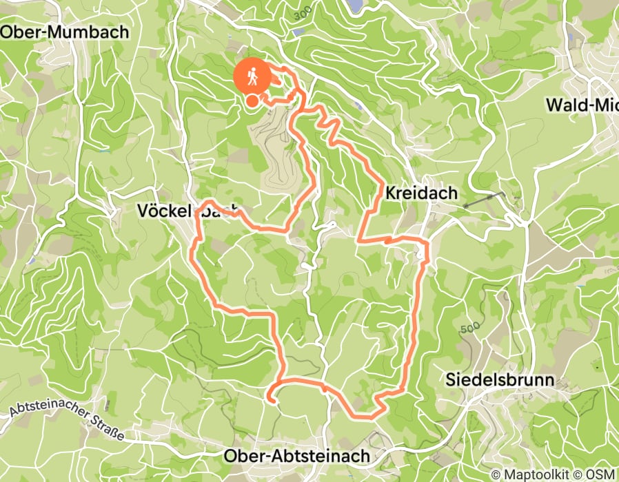 Karte der Tour