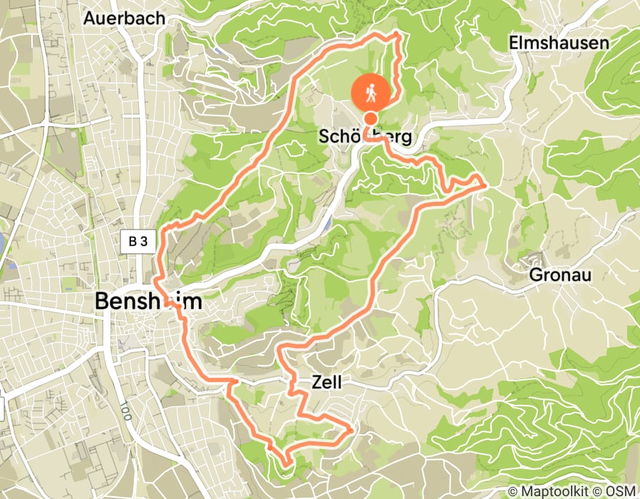 Karte der Tour