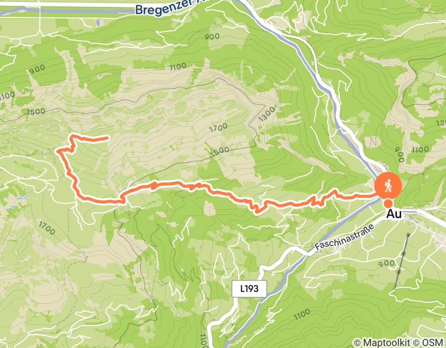 Karte der Tour
