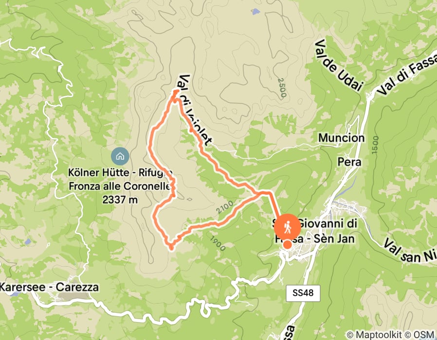 Karte der Tour