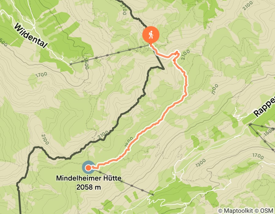 Karte der Tour