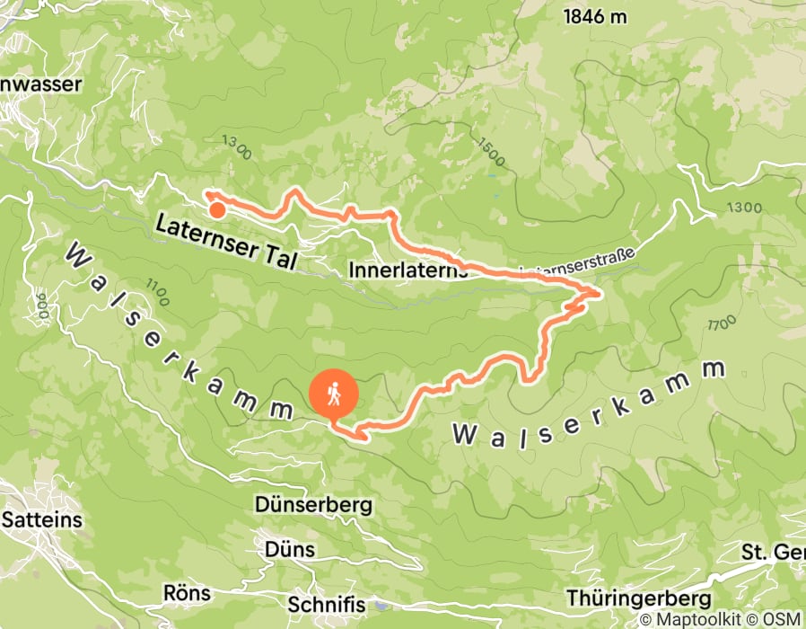 Karte der Tour