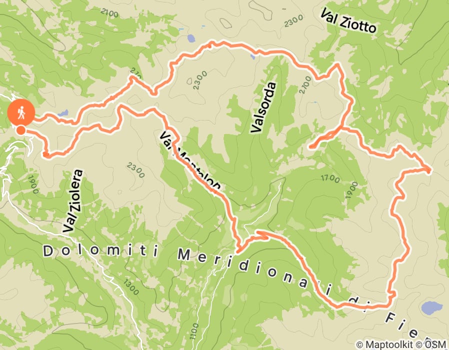 Karte der Tour